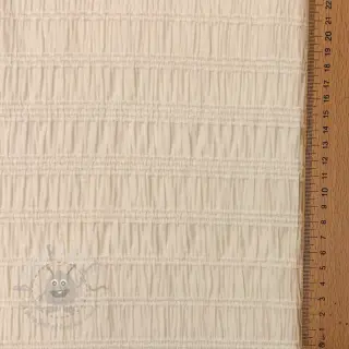 Viskoza CHENILLE JACQUARD ecru