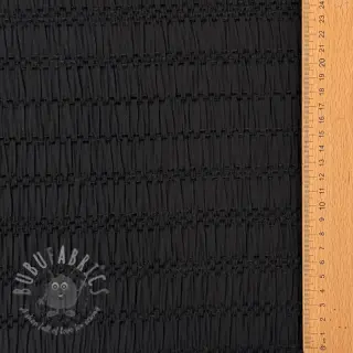 Viskoza CHENILLE JACQUARD black