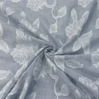 Pamuk YARN DYED Stripes JACQUARD Flowers navy