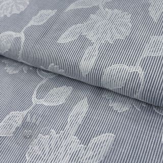 Pamuk YARN DYED Stripes JACQUARD Flowers navy