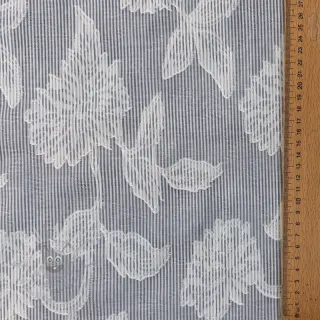 Pamuk YARN DYED Stripes JACQUARD Flowers navy