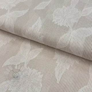 Pamuk YARN DYED Stripes JACQUARD Flowers sand