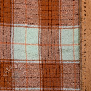 Viskoza CRINKLE Check mint