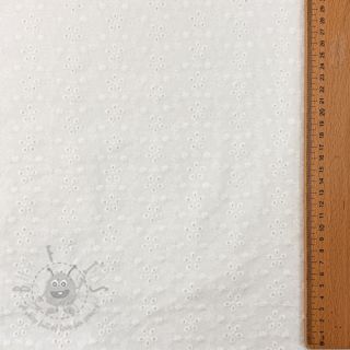 Pamuk EMBROIDERY TWO-SIDE SCALLOP Simi white