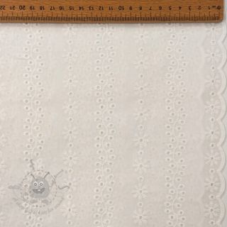 Pamuk EMBROIDERY TWO-SIDE SCALLOP Neo white