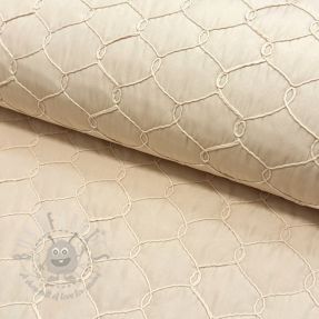 Prošivena tkanina Cord off white