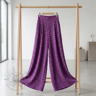 Viskoza CHENILLE JACQUARD cerise