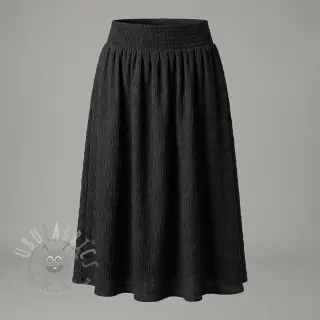 Viskoza CHENILLE JACQUARD black