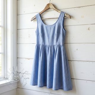 Pamuk YARN DYED Stripes LUREX blue