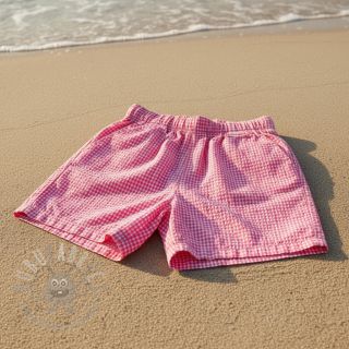 Pamuk YARN DYED NEON SMALL Checks pink