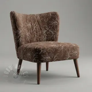 Semiš rastezljivi Tape flower dark brown