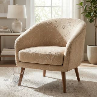 Semiš rastezljivi Tape flower beige