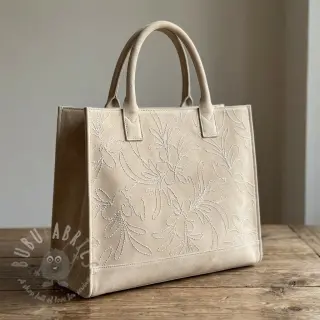 Semiš rastezljivi Tape flower beige