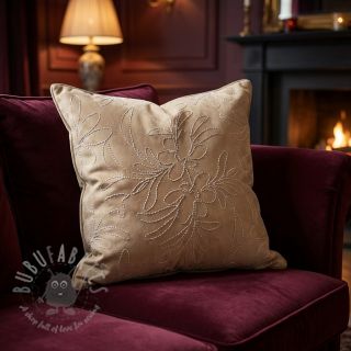 Semiš rastezljivi Tape flower beige