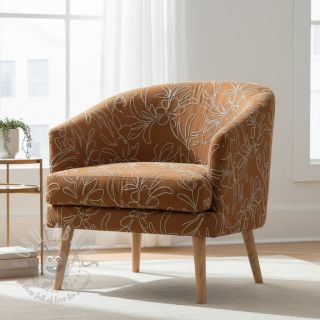 Semiš rastezljivi Tape flower cinnamon