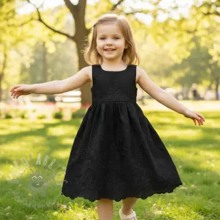 Pamuk EMBROIDERY Bellagio black