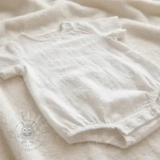 Pamučna tkanina DOBBY Stripe off white