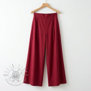 Tkanina od pamuka i viskoze wine red