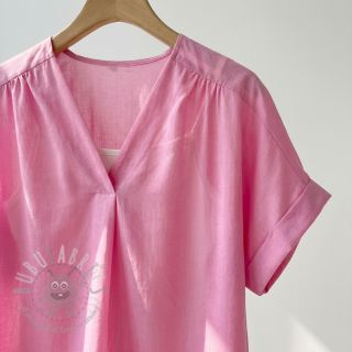 Tkanina od pamuka i viskoze light pink