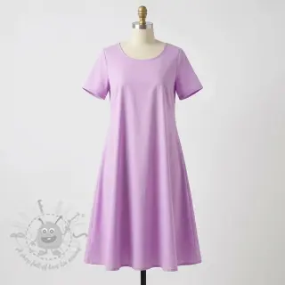 Tkanina od pamuka i viskoze lilac