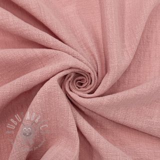 Pamučna tkanina SLUB WASHED old rose