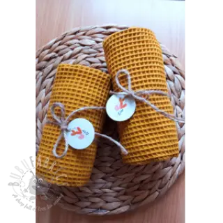 Pamučni vafel ochre