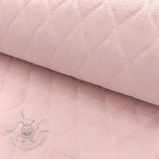 Tetra Tkanina/Muslin QUILT Wave soft rose