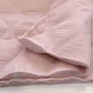 Tetra Tkanina/Muslin QUILT Wave soft rose