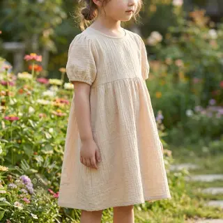 Tetra Tkanina/Muslin SLUB SIMPLY NATURAL