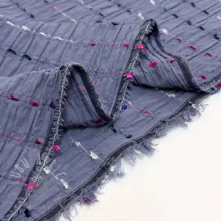 Pamučna tkanina DOBBY CRINKLE Stripe jeans