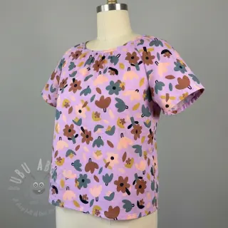 Pamuk Flowers lavender by JENNIFER BOURON ORGANIC