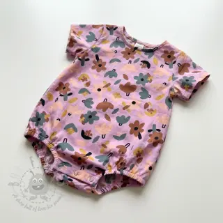 Pamuk Flowers lavender by JENNIFER BOURON ORGANIC
