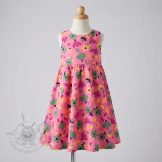 Pamuk Flowers pink by JENNIFER BOURON ORGANIC
