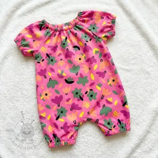 Pamuk Flowers pink by JENNIFER BOURON ORGANIC