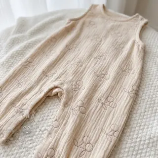 Tetra Tkanina/Muslin STEPPED Cherries natural