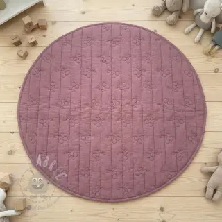 Tetra Tkanina/Muslin STEPPED Cherries mauve