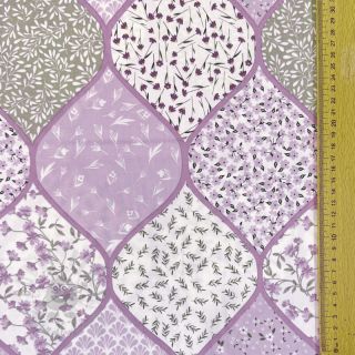 Pamuk Flowers patchwork lilac