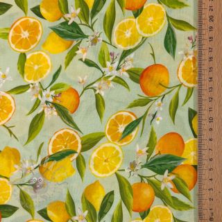 Viskoza RAYON POPLIN Fruity design E