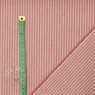 Dekorativna tkanina DOBBY Colored stripe blush