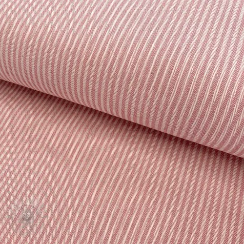 Dekorativna tkanina DOBBY Colored stripe blush