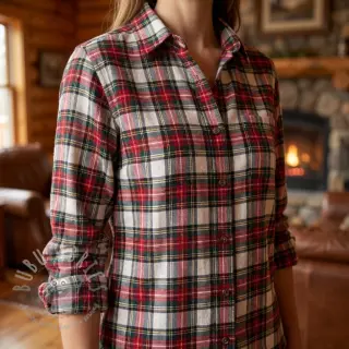 Pamuk LIGHT FLANNEL Check design D