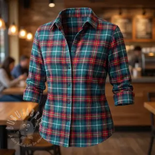 Pamuk LIGHT FLANNEL Check design E