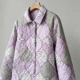 Pamuk Flowers patchwork lilac