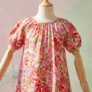 Viskoza RAYON POPLIN Printed Rosie design A