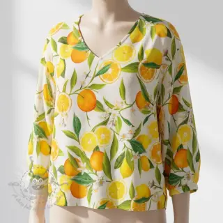 Viskoza RAYON POPLIN Fruity design D