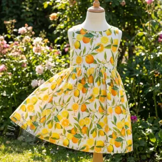 Viskoza RAYON POPLIN Fruity design D