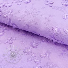 Pamuk EMBROIDERY Catchy leaves purple