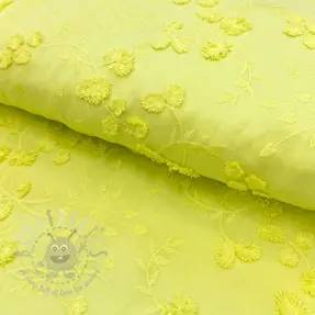 Pamuk EMBROIDERY Catchy leaves lime