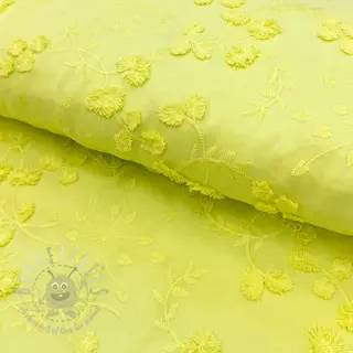 Pamuk EMBROIDERY Catchy leaves lime