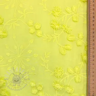 Pamuk EMBROIDERY Catchy leaves lime